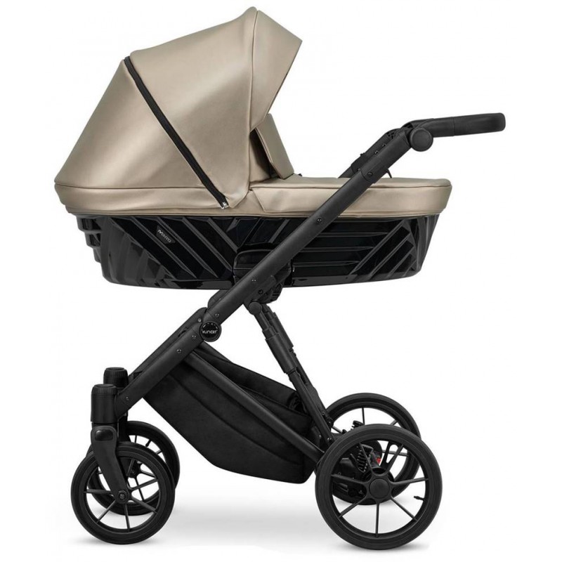 Wielofunkcyjny Wózek Kunert Ivento Eco Cappucino Stylowy wózek dziecięcy pełny zestaw z bazą isofix. 